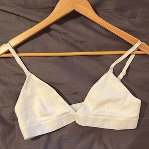 H&M white bralette size m
